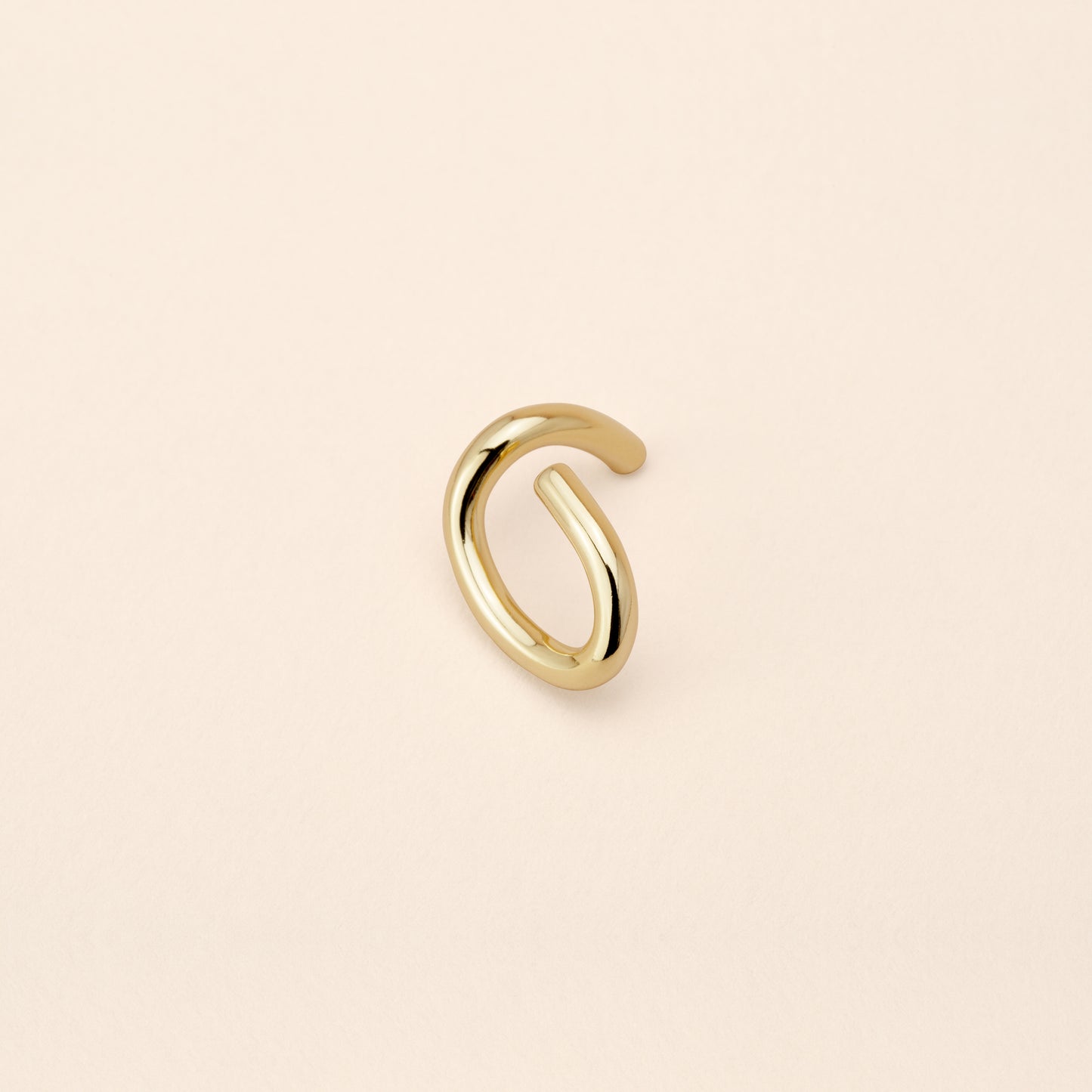 Ear Cuff Bezier pozlacený