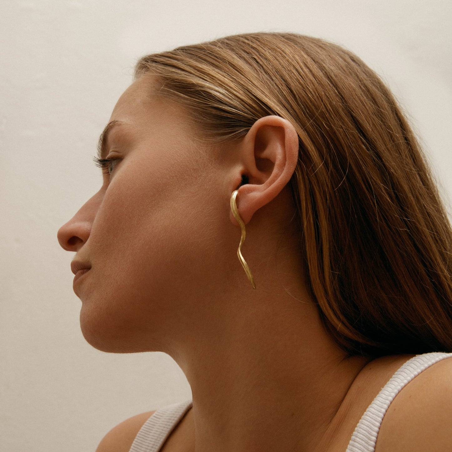 Náušnice Volute 04 pozlacené