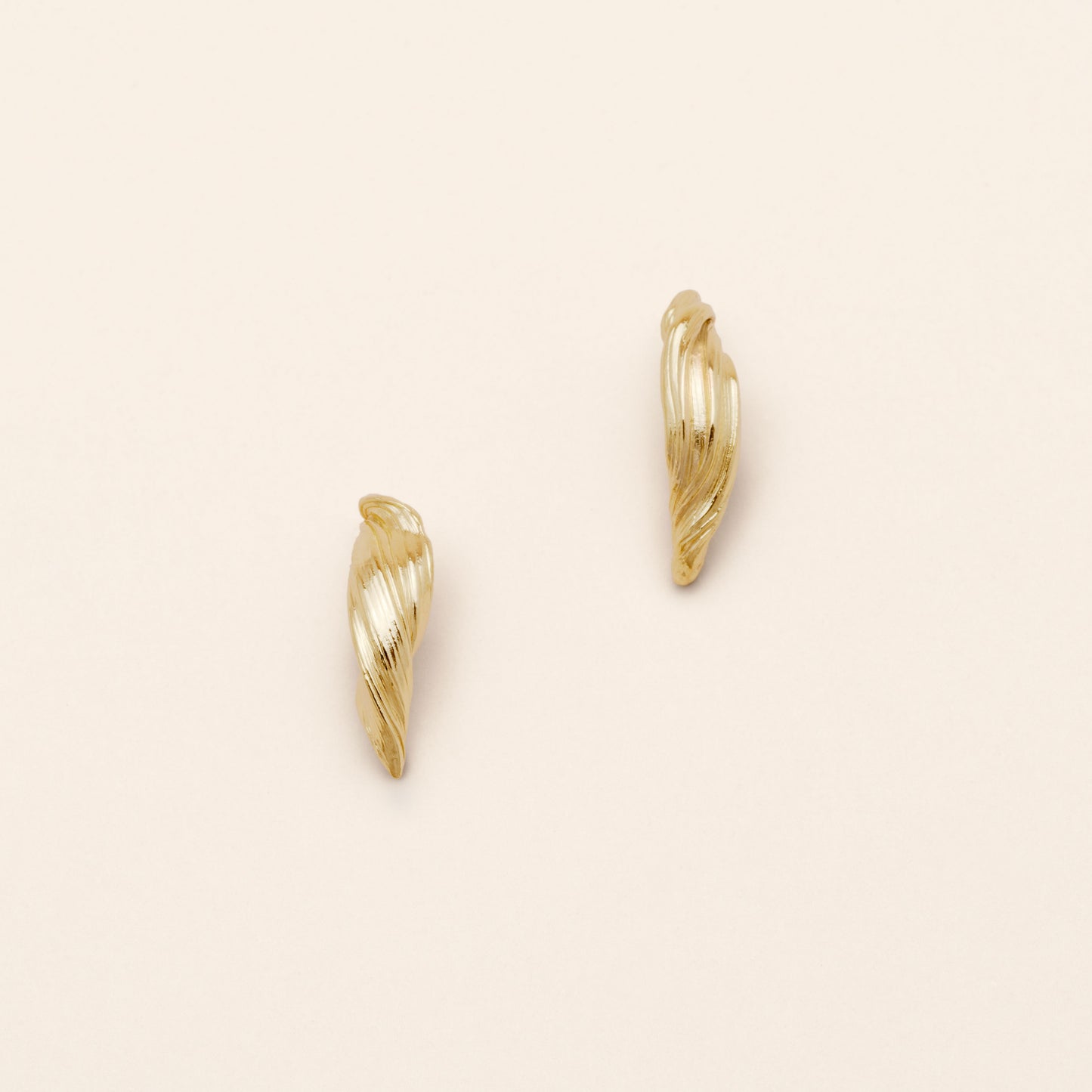 Náušnice Volute 01 pozlacené