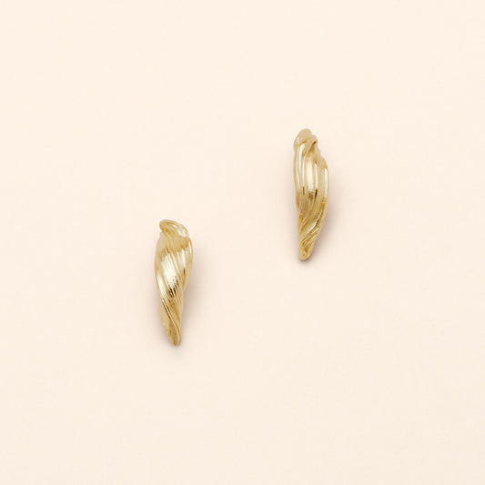 Náušnice Volute 01 pozlacené